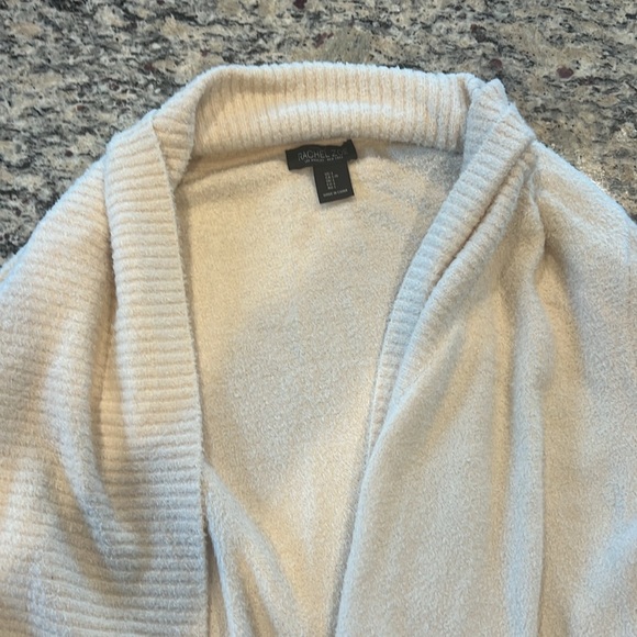 Rachel Zoe size large cream soft cardigan - Picture 2 of 3